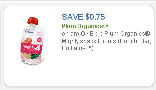 Coupons for Plum Organic