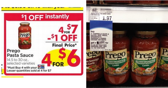 Coupons for Prego