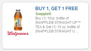 Coupons for Snapple