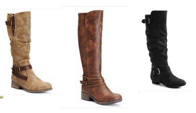 kohls womens boots